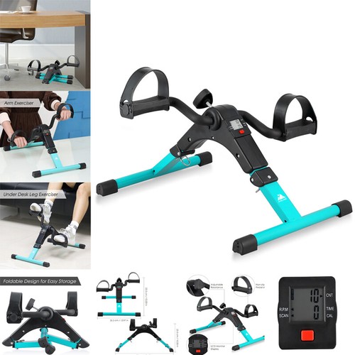 Folding mini exercise bike - exercise,