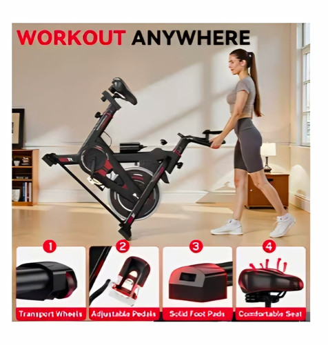 Upright folding exercise bike - exercise,