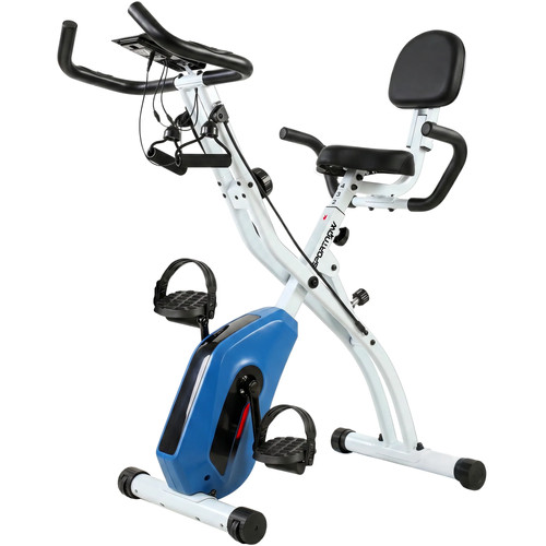 Folding exercise bike - 4-in-1,