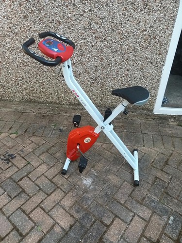 Folding exercise bike used - exercise,